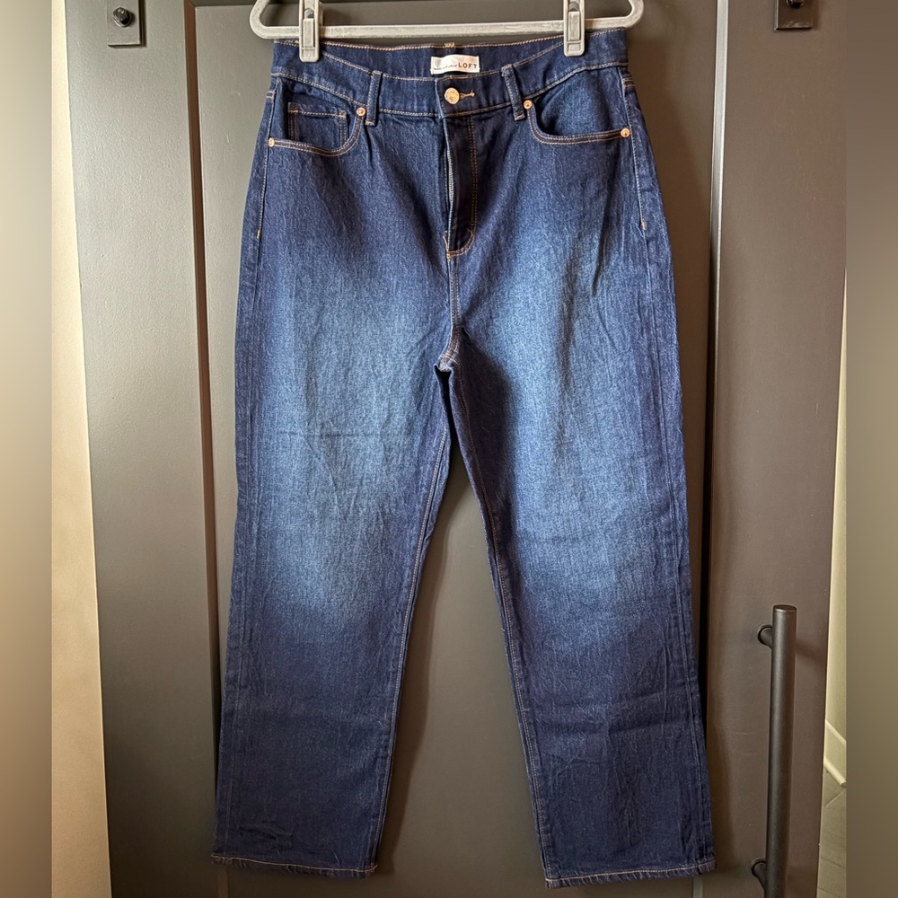 LOFT, The Straight Denim Jeans